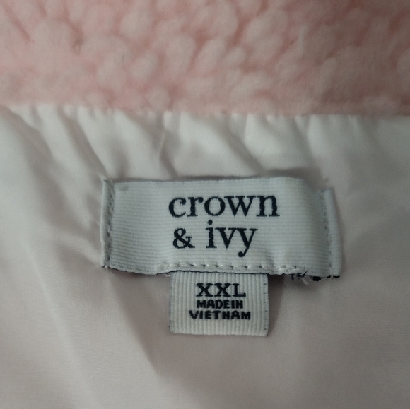 Light Pink Faux Fur Vest / Size 2X / EUC - Picture 4 of 7